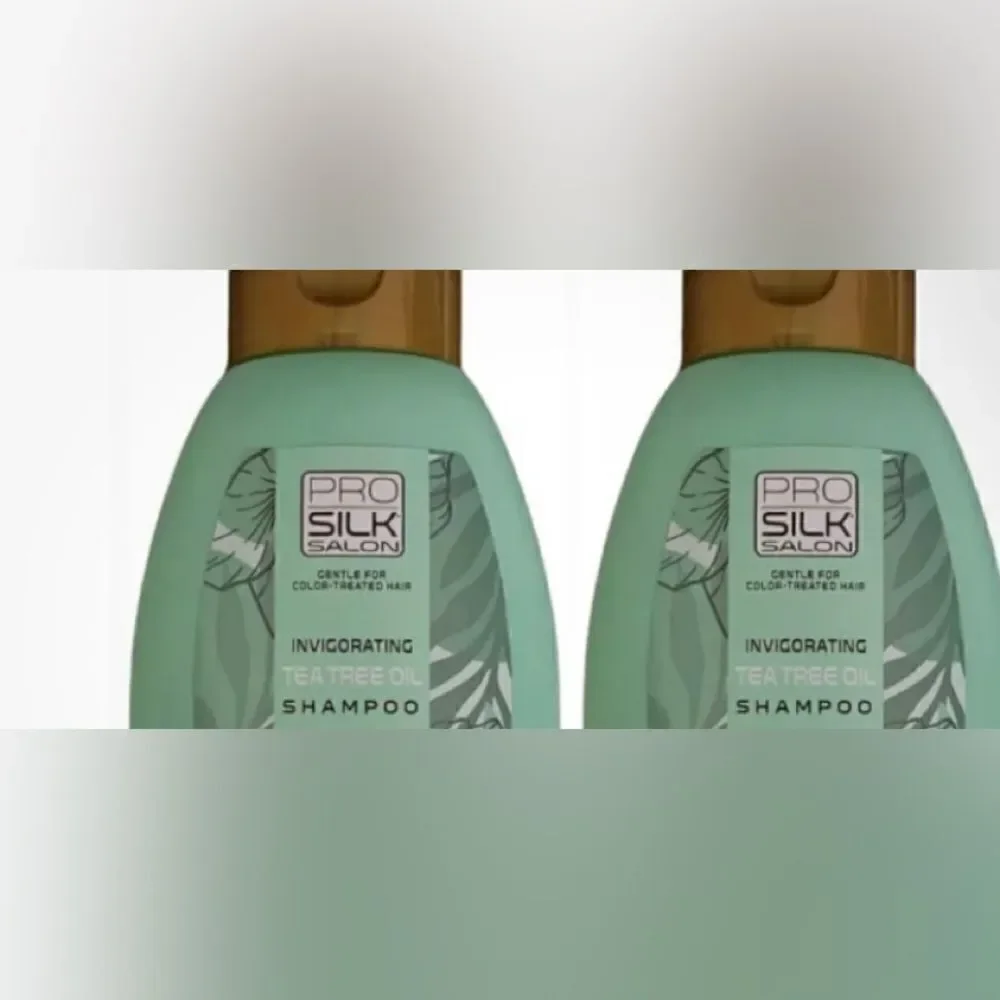 🛍️ 2 PACK Of Pro Silk Salon Invigorating Tea Tree Oil conditioner 14 fl oz💥